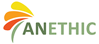 Colorful ANETHIC logo with the word ANETHIC