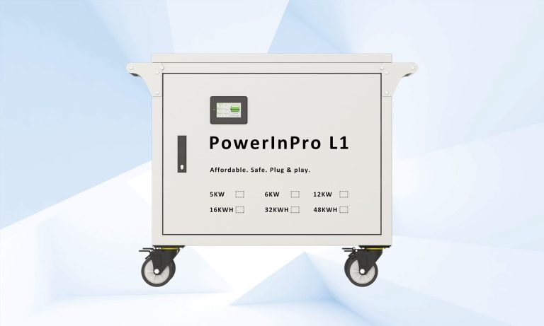Portable power supply unit on wheels