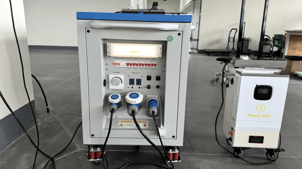 Power equipment with multiple connections.
