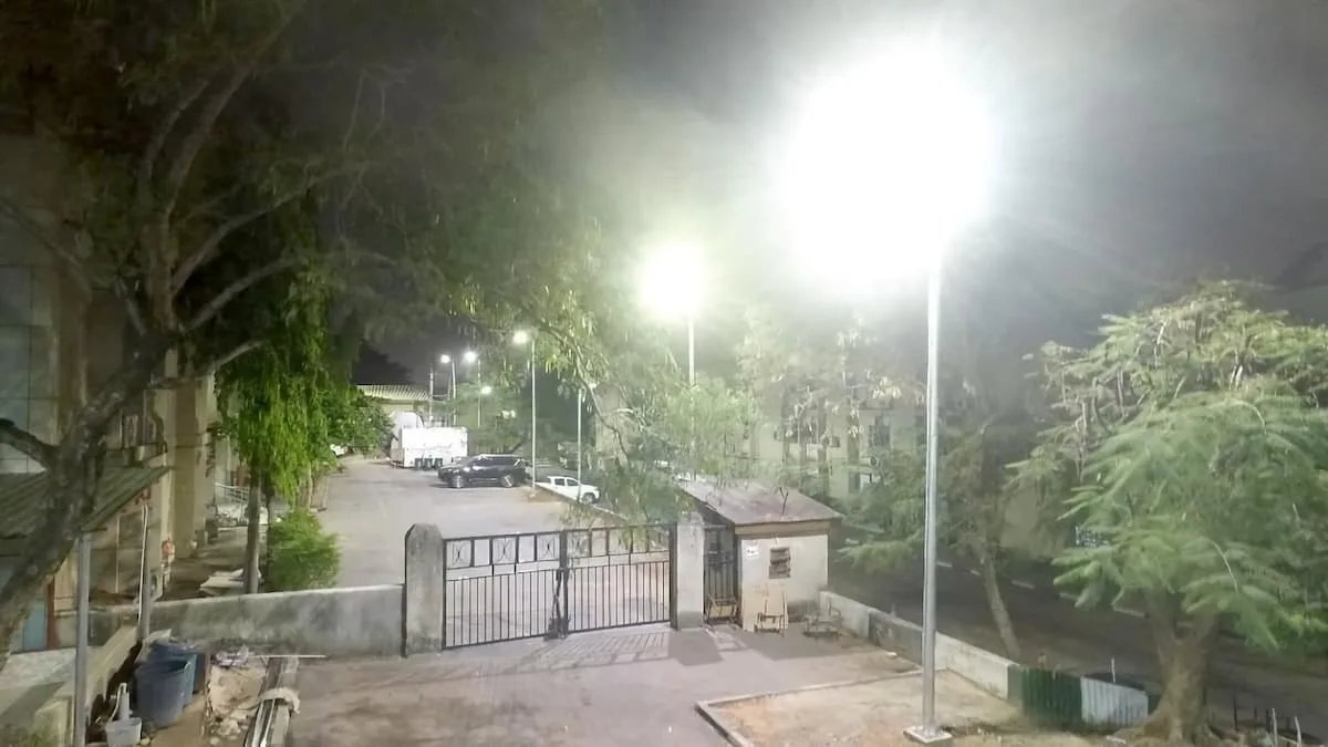 solar street light nigeria installation at Yobe State of nigeria