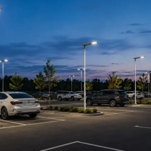 Solar Street Light for Parking Lot Projects
